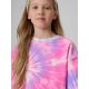 4. Bluza dresowa loose bez kaptura dziewczęca 4F 4FJRSS26TSWSF2935-90A