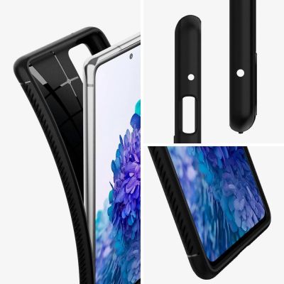 9. Etui Spigen Rugged Armor na Samsung Galaxy S20 FE - czarny mat
