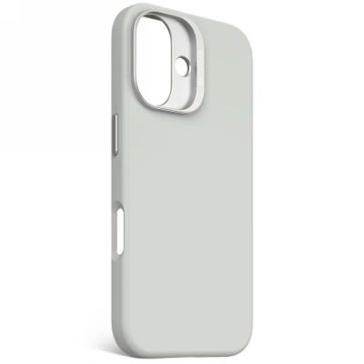 2. Etui Decoded AntiMicrobial Silicone Backcover z MagSafe do iPhone 16 - szare