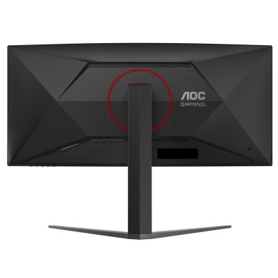 46. Monitor AOC CU34G4Z 34-calowy, Szybkie VA, WQHD 21:9, 240 Hz, 1 ms, 3440 x 1440 pikseli, 450 cd/m2, ilość portów HDMI: 2, kolor czarny