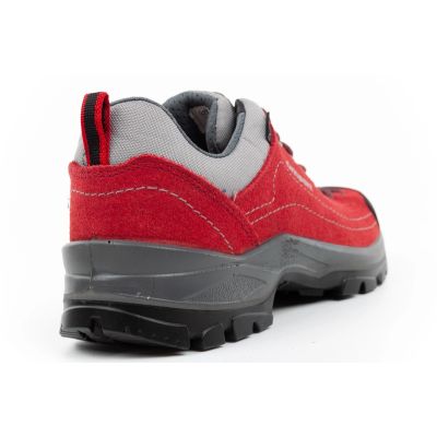 5. Grisport buty damskie trekkingowe zamszowe czerwone Gritex