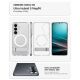 7. Etui Spigen Ultra Hybrid S Mag MagSafe na Samsung Galaxy S26 - przezroczysto-białe