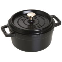 Garnek żeliwny okrągły Staub - Czarny, 2.2 ltr