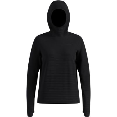 Bluza z kapturem damska Odlo ESSENTIAL THERMAL Mid layer hoody czarna   M