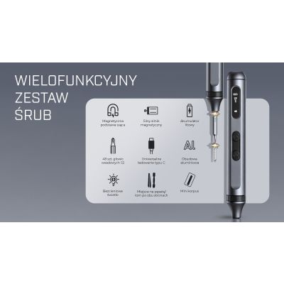 5. Extralink POWERLINK WKRETAK ELEKTRYCZNY 50 W 1 SET SCREWDRIVER ELECTRIC 50 IN 1
