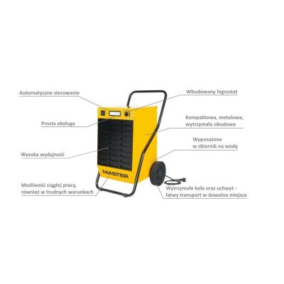 MASTER OSUSZACZ POWIETRZA DH62 52 L / 24h
