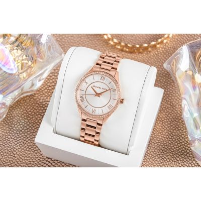 5. Zegarek Damski Michael Kors Lauryn + biżuteria MK4850SET + BOX
