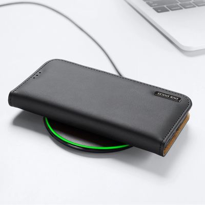 23. Dux Ducis Hivo etui Samsung Galaxy S23+ pokrowiec z klapką portfel podstawka blokada RFID czarne