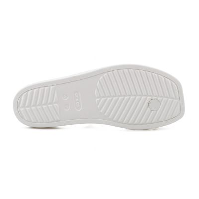 7. CROCS MIAMI TOE LOOP SANDAL W CHALK 209862-0WV