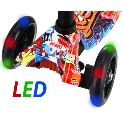 2. HULAJNOGA 3 KOŁOWA  BALANSOWA ENERO MAXI COLIC