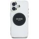 3. Etui Guess IML Metal Colored Circle Classic Logo MagSafe na iPhone 16 - czarne