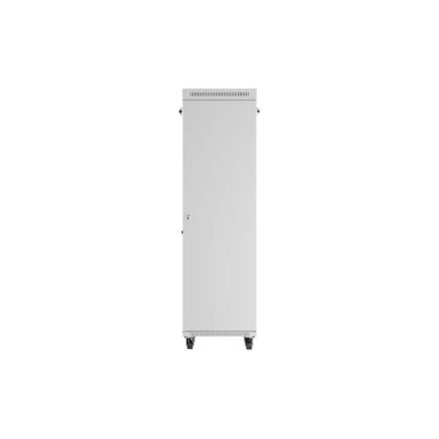 26. LANBERG SZAFA INSTALACYJNA RACK STOJĄCA 19" 42U 600X600 SZARA DRZWI PRZESZKLONE LCD (FLAT PACK) V2
