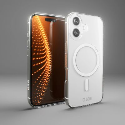 10. Etui SBS Extreme Mag z technologią D3O na iPhone 17 - przezroczyste