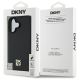 8. Etui DKNY Repeat Pattern Stack Logo MagSafe iPhone 16 - czarne
