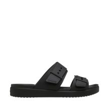 Klapki damskie Crocs Brooklyn Buckle Low czarne 211215 001