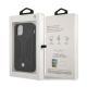8. Etui BMW Leather Perforate Sides na iPhone 12 Pro Max - czarne
