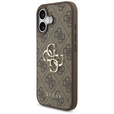 2. Etui Guess 4G Big Logo do iPhone 17 - brązowe