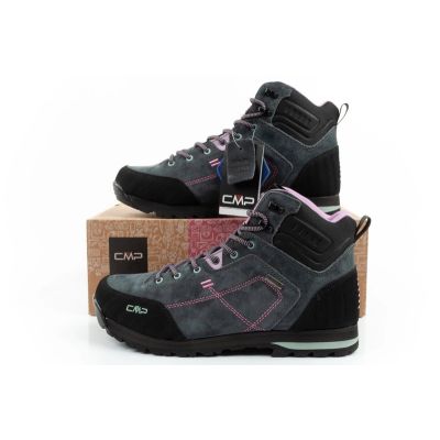 10. CMP Alcor buty damskie trekkingowe skóra trwałe wodoodporne za kostkę szare