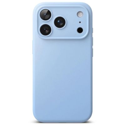 3. Etui Ringke Silicone MagSafe na iPhone 18 Pro / 17 Pro - jasnoniebieskie