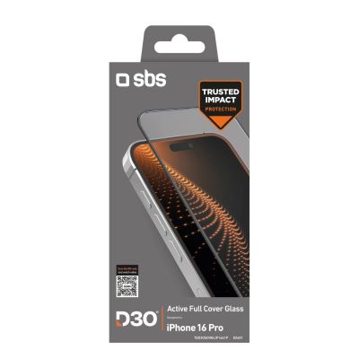 2. Szkło hartowane SBS Tempered Glass D3O z ramką do iPhone 16 Pro