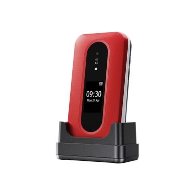 12. Doro Leva L30 7,11 cm (2.8") 142,7 g Czerwony, Biały Telefon funkcjonalny