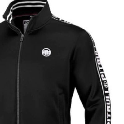 3. Męska Bluza Pit Bull West Coast Oldschool Tape Logo Terry - 1423039