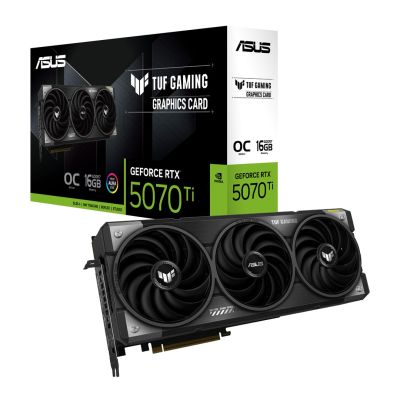 3. Karta graficzna ASUS TUF Gaming GeForce RTX 5070 Ti OC 16GB