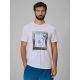 T-shirt regular z nadrukiem męski 4F 4FWSS26TTSHM3034-10S