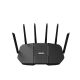 33. ASUS RT-BE90U BE9400 AiMesh router bezprzewodowy 2.5 Gigabit Ethernet Trójpasmowy (2,4 GHz / 5 GHz / 6 GHz) Czarny