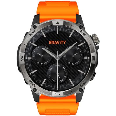 7. Smartwatch Gravity Czarny Pasek + Bransoleta GT46-4