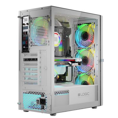 22. LOGIC OBUDOWA ARAMIS ARGB MIDI USB 3.0 WHITE