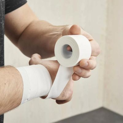 3. TAŚMA TEJP TAPE SPORTOWA KINESIOLOGICZNA 7,3Mx3,8CM DUNLOP CZERWONY