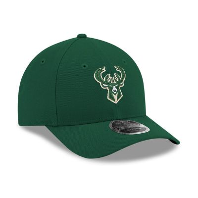 3. Czapka z daszkiem New Era 9FORTY Milwaukee Bucks NBA Team M-Crown Dark Green Snapback - 60755461