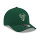 3. Czapka z daszkiem New Era 9FORTY Milwaukee Bucks NBA Team M-Crown Dark Green Snapback - 60755461