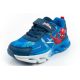3. Leomil buty sportowe dziecięce sneakersy Spiderman lekkie na rzep LED niebieskie