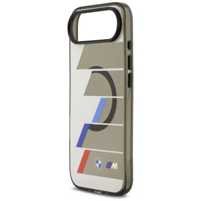 6. Etui BMW M IML Metal Buttons Tricolor Lines MagSafe na iPhone Air - szare