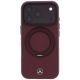 3. Etui Mercedes Leather with Ring Stand MagSafe na iPhone 18 Pro / 17 Pro - burgundowe