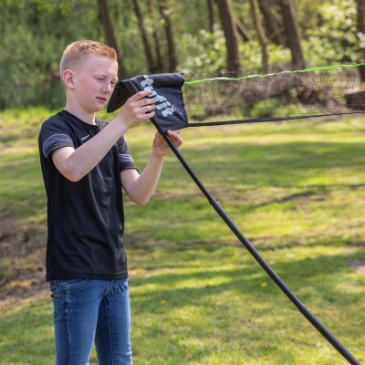 23. VIRTUFIT ZESTAW 2-W-1 PRZENOŚNY ZESTAW DO BADMINTONA I TENISA - W ZESTAWIE WALIZKA I RAKIETKI