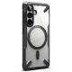 5. Etui Ringke Fusion X Magnetic MagSafe na Samsung Galaxy S26 - przezroczysto-czarne