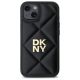 3. Etui DKNY Quilted Stack Logo na iPhone 15 - czarne