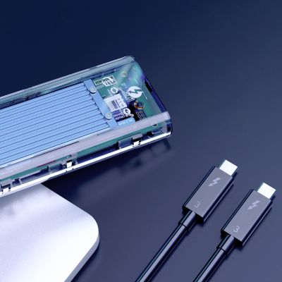 8. Kieszeń dyskowa Orico TCM2-C3 M.2 NVME na USB-C 10Gb/s - niebieska