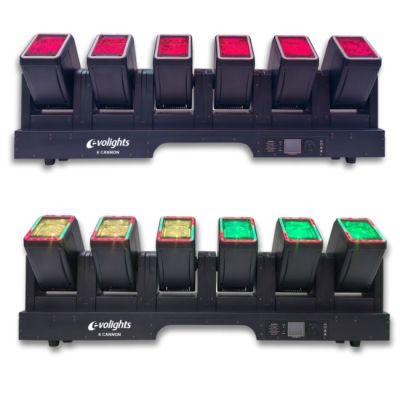 EVOLIGHTS 6 CANNON belka oświetleniowa 6x głowica