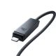 5. Kabel Baseus Versatile 60W USB-C - USB-C z adapterami USB-A i Lighting 1m - czarny