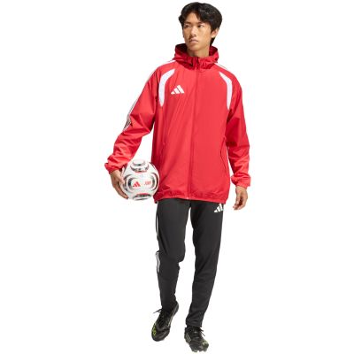 7. Kurtka męska adidas Tiro 26 Competition All Weather czerwona KB0134