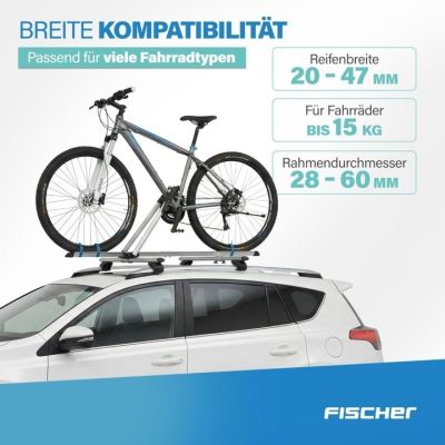 3. Bagażnik rowerowy na dach Fischer Xtreme