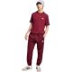 6. Spodnie męskie adidas Essentials 3-Stripes Fleece Tapered Cuffed bordowe KY4134