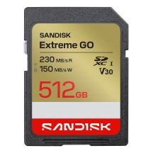 Sandisk Extreme Go SD UHS-I 512GB SD 230MB/s(R) / 150MB/s(W)