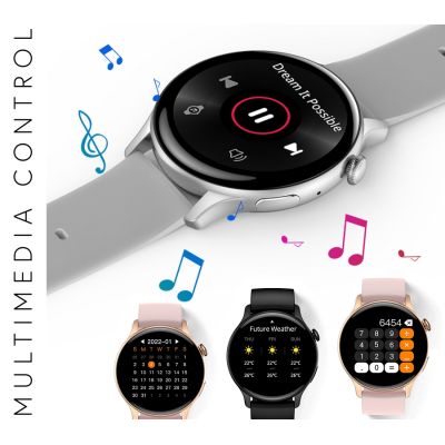 9. Smartwatch RUBICON RNCF10 Black SMARUB237