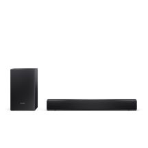Kompaktowy soundbar Sharp 2.1 z bezprzewodowym subwooferem | Głośnik HT-SBW121 | 240 W | Łączność Bluetooth | Połączenie bezprzewodowe