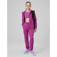 Spodnie sportowe joggery dziewczęce 4F 4FJRSS26TFTRF1458-53S